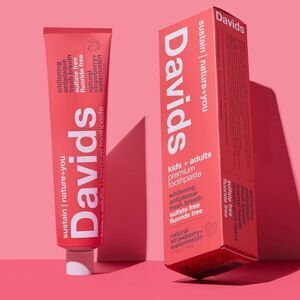 NWT David’s Natural Toothpaste Kids + adults strawberry watermelon